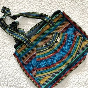 Artesanal multicolored Mexican bag - handmade NWOT